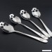 Skull Shape Spoon Stainless Steel Coffee Sugar Spoon & Salt Seving Tableware - Ice Cream/Candy Tea - Use for Home Kitchen or Restaurant Dessert Gothic Funny Gift (Black) - B074FZYDLW